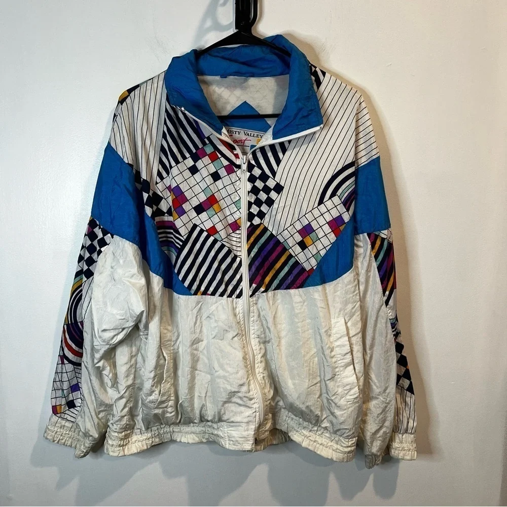 Women’s | Vintage Misty Valley Sport Windbreaker Jacket | Large - Picture 3 of 7
